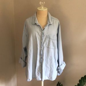 Old Navy Light Chambray Shirt XXL
